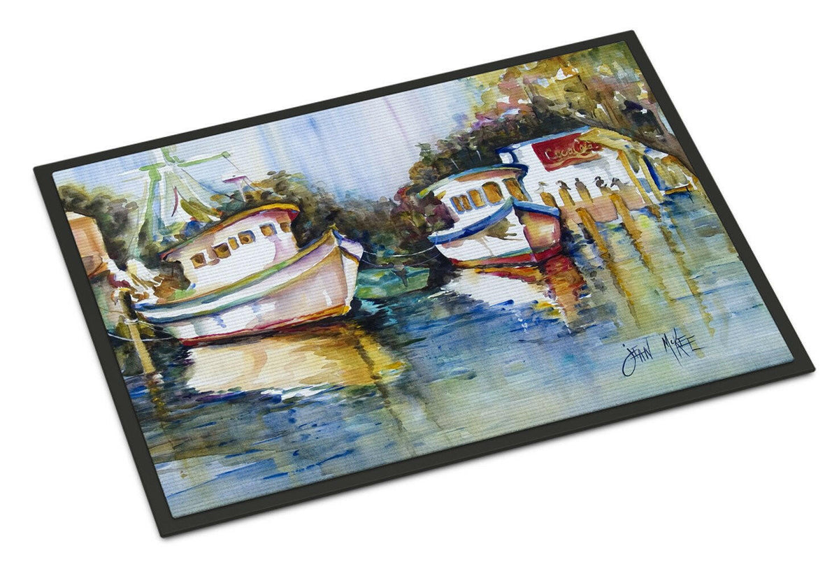 Fly Creek Fish Market Indoor or Outdoor Mat 18x27 JMK1046MAT - the-store.com