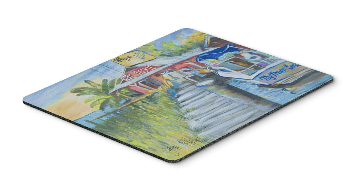 Deep Sea Fishing Boat at LuLu&#39;s Mouse Pad, Hot Pad or Trivet JMK1050MP by Caroline&#39;s Treasures