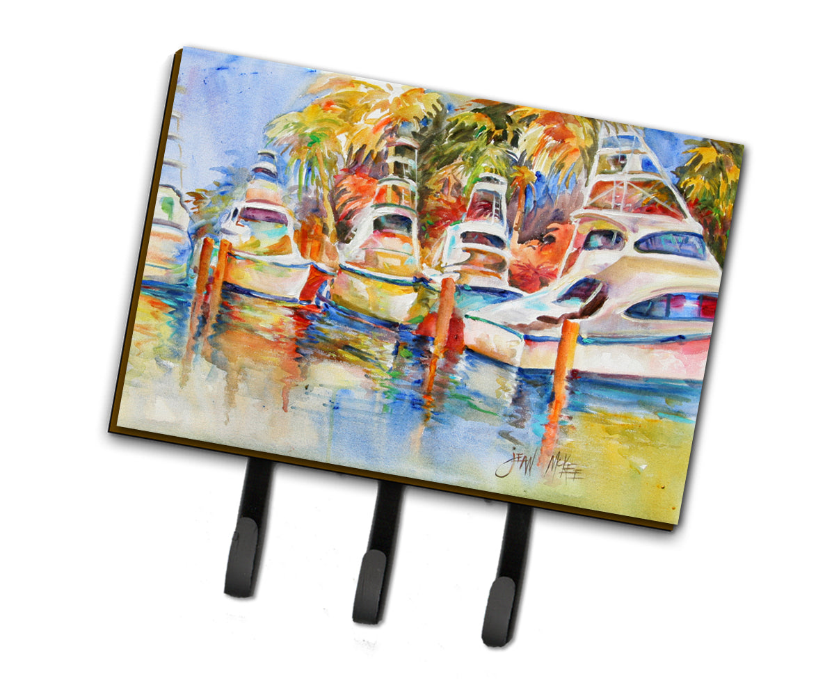 Deep Sea Fishing Boats at the Dock Leash or Key Holder JMK1052TH68  the-store.com.