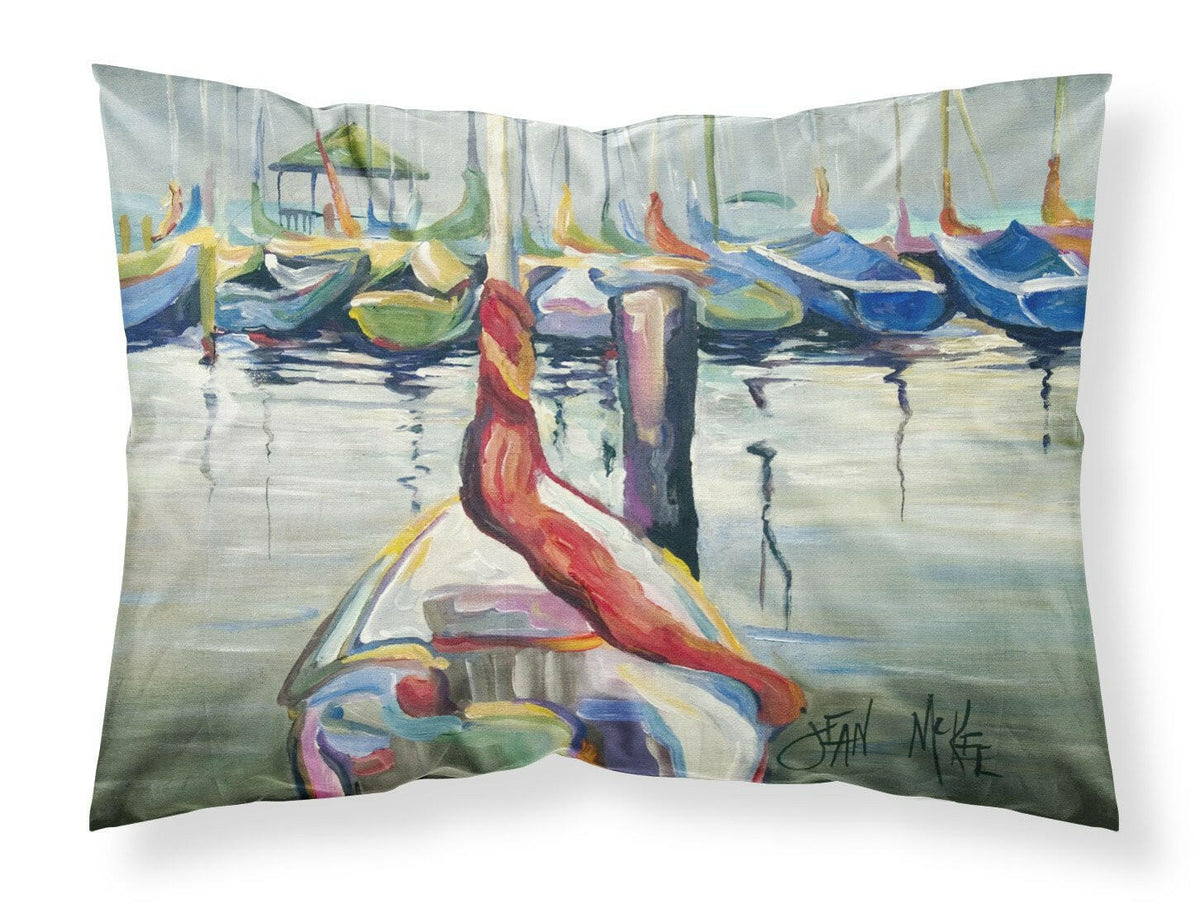 LaSalle Sailboats Fabric Standard Pillowcase JMK1056PILLOWCASE by Caroline&#39;s Treasures