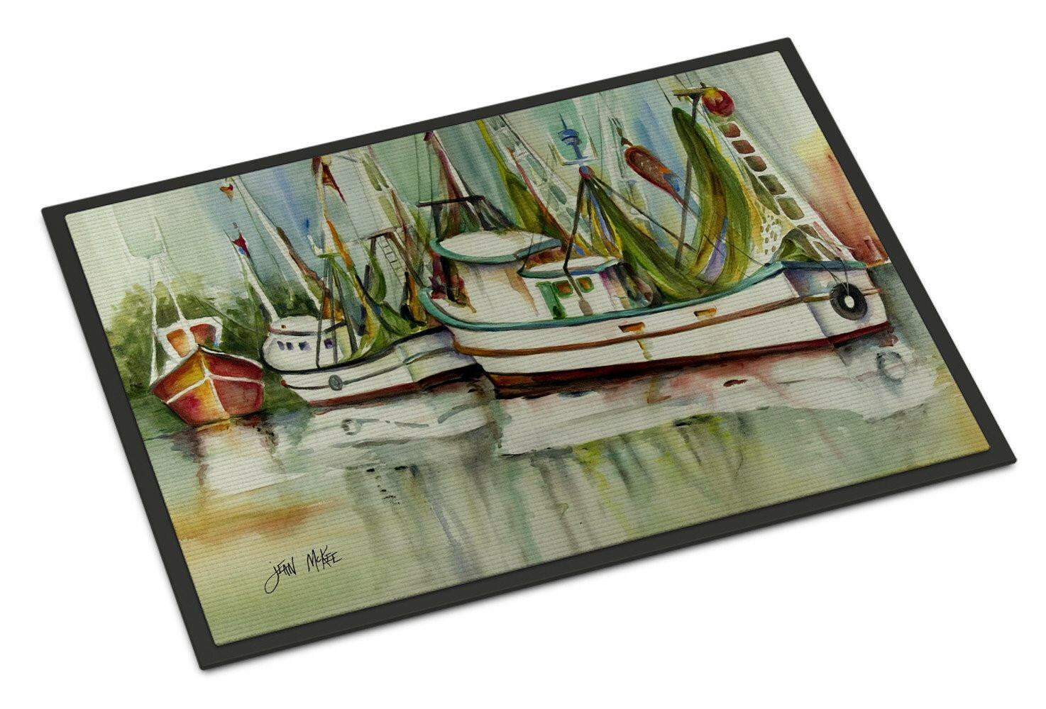 Ocean Springs Shrimper Indoor or Outdoor Mat 24x36 JMK1067JMAT - the-store.com