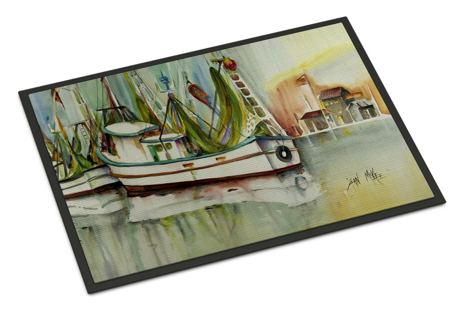 Ocean Springs Shrimper Indoor or Outdoor Mat 24x36 JMK1068JMAT - the-store.com