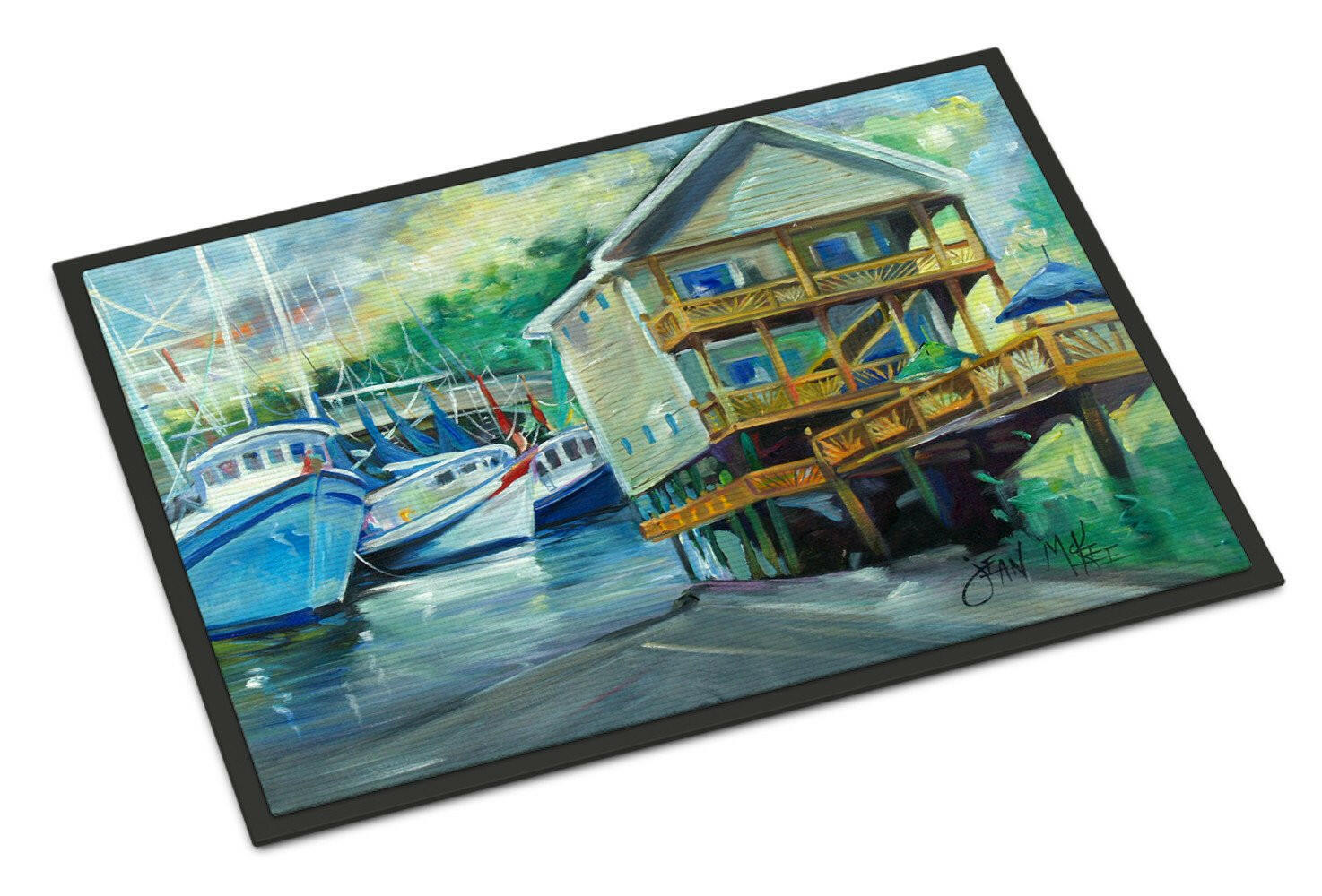 Ocean Springs Harbour Landing Indoor or Outdoor Mat 18x27 JMK1069MAT - the-store.com