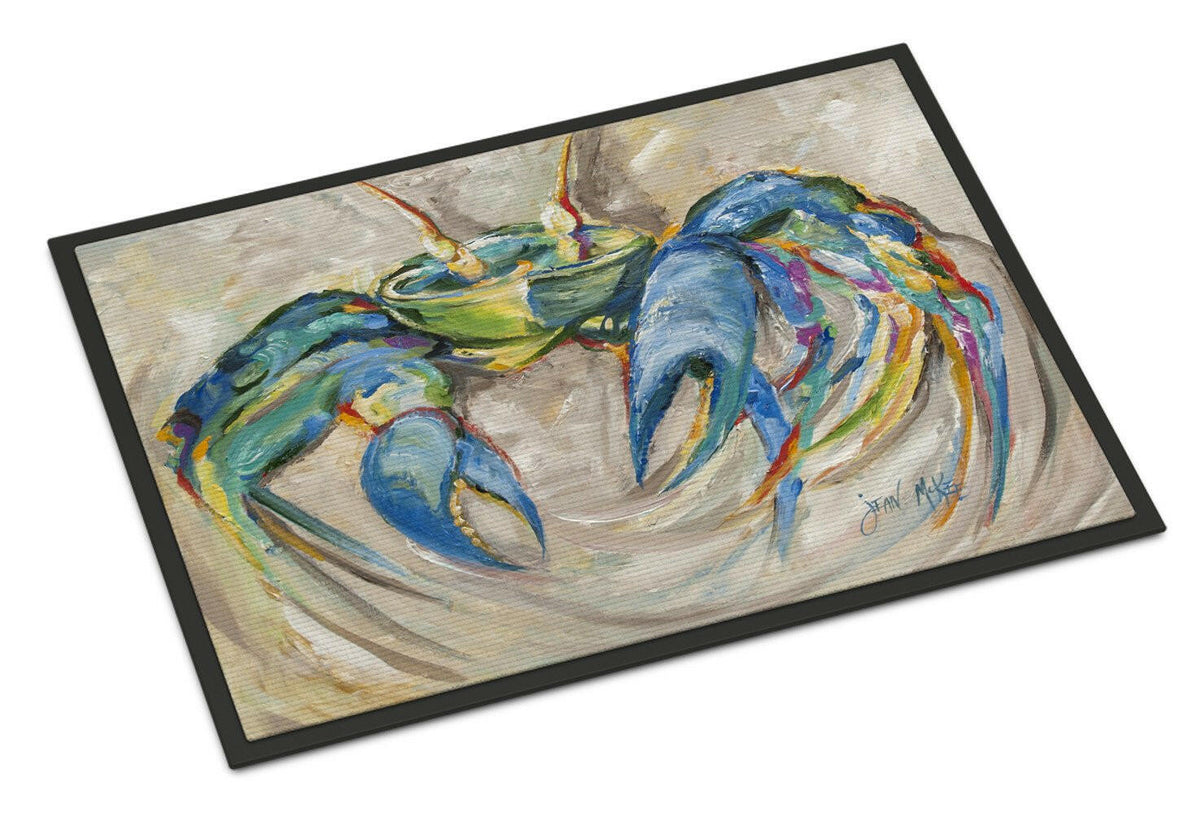 Blue Crab Indoor or Outdoor Mat 18x27 JMK1089MAT - the-store.com