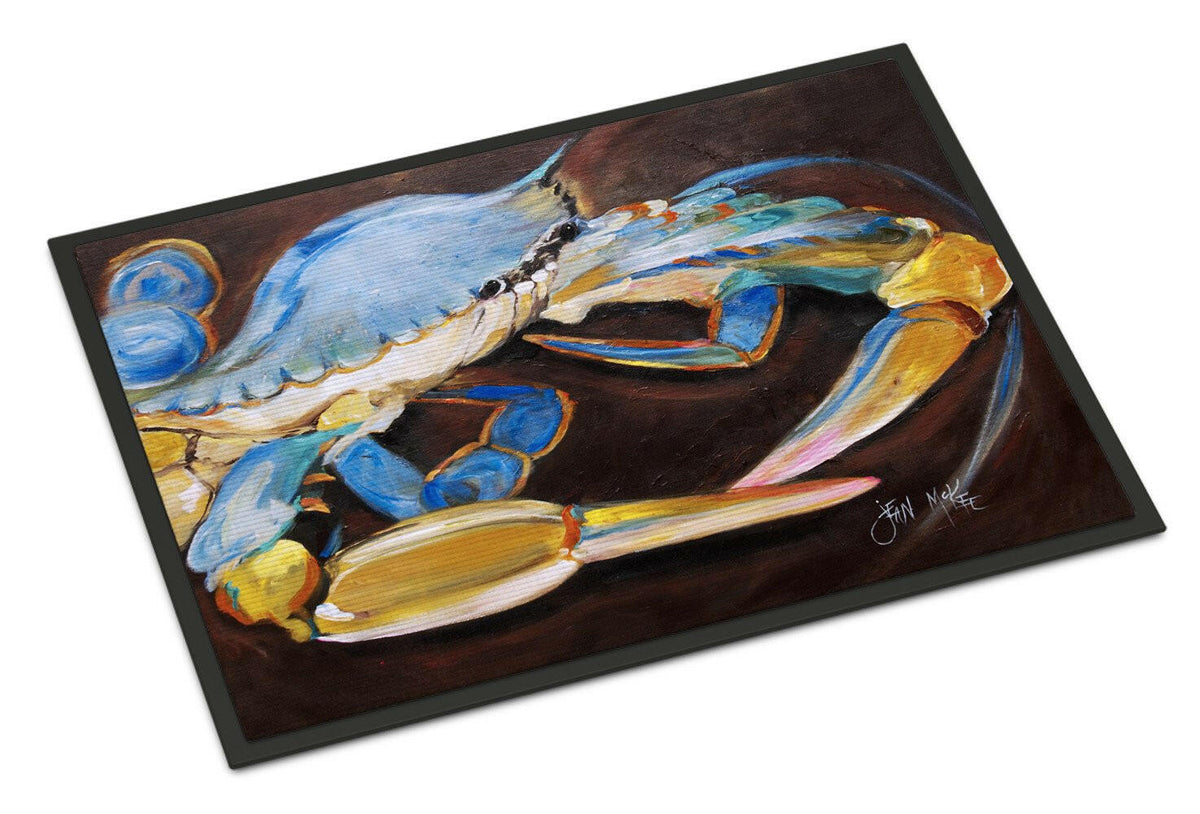 Blue Crab Indoor or Outdoor Mat 18x27 JMK1090MAT - the-store.com