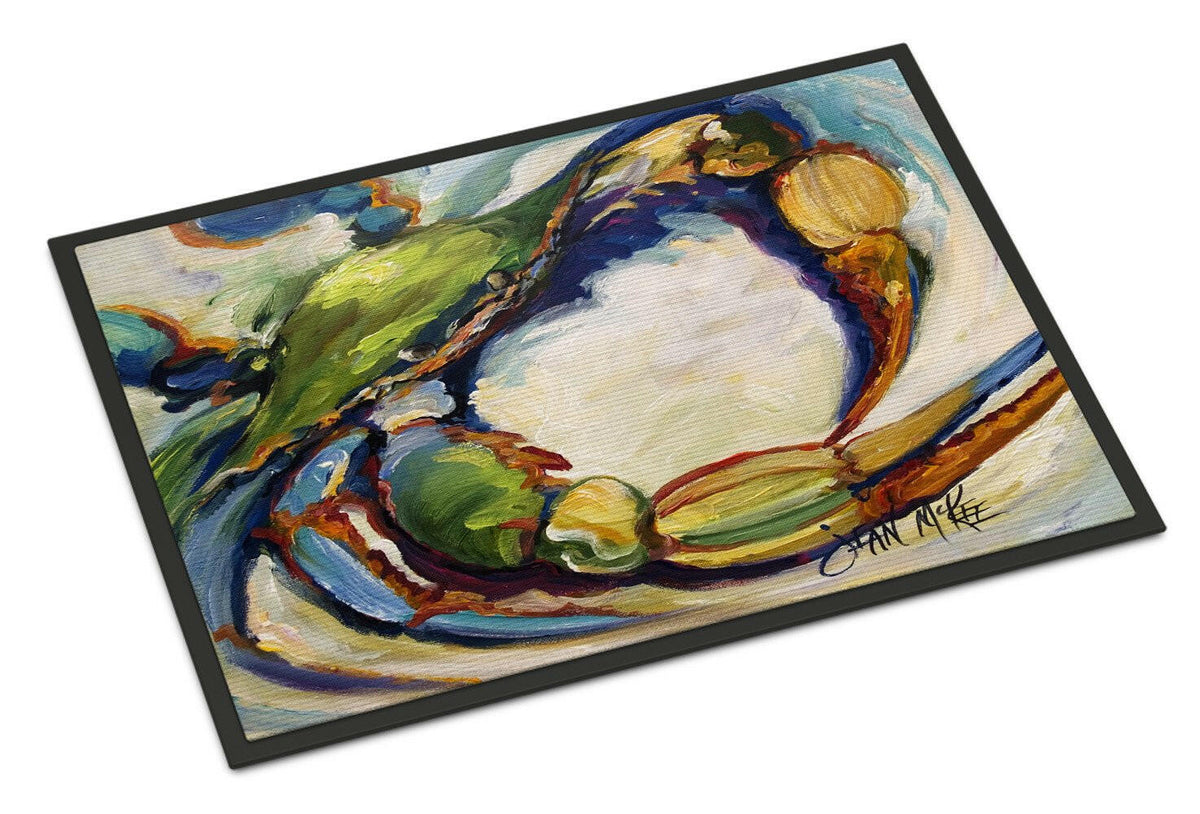 Blue Crab Indoor or Outdoor Mat 18x27 JMK1091MAT - the-store.com