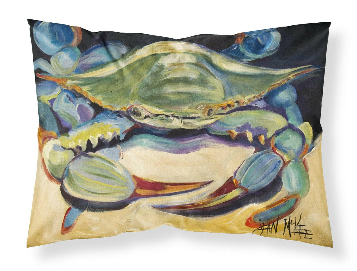 Blue Crab Fabric Standard Pillowcase JMK1093PILLOWCASE by Caroline&#39;s Treasures