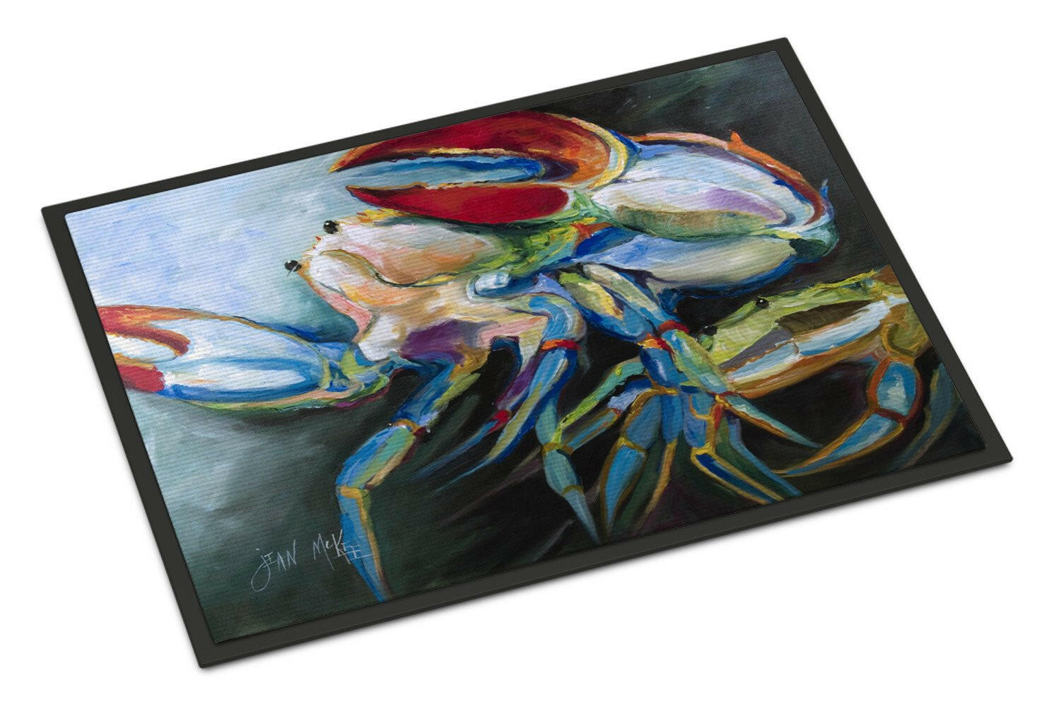 Blue Crab Indoor or Outdoor Mat 24x36 JMK1103JMAT - the-store.com