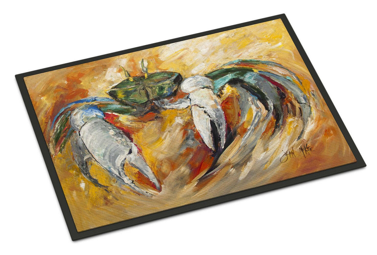 Blue Crab Indoor or Outdoor Mat 24x36 JMK1108JMAT - the-store.com