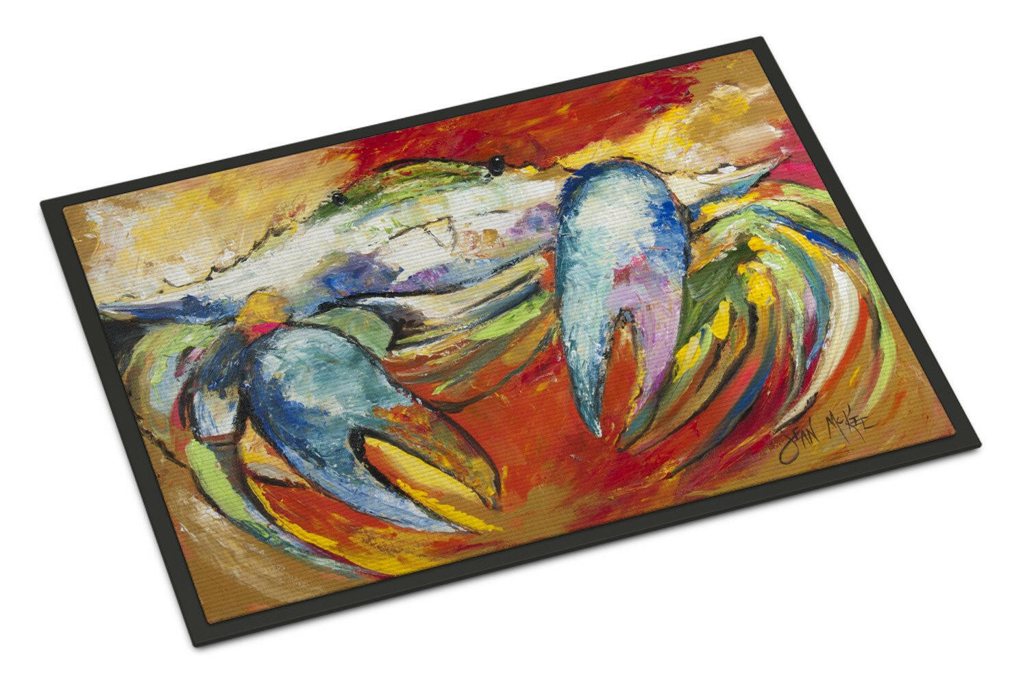 Blue Crab Indoor or Outdoor Mat 24x36 JMK1109JMAT - the-store.com