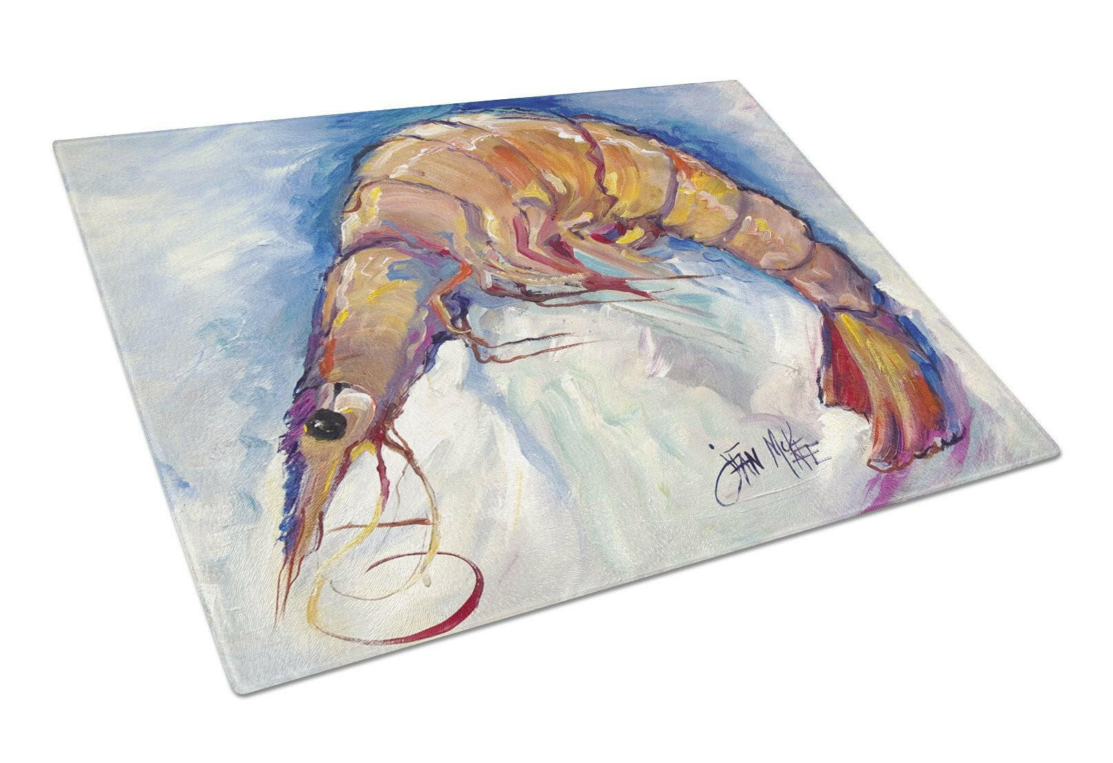 Shrimp Glass Cutting Board Large JMK1112LCB by Caroline's Treasures