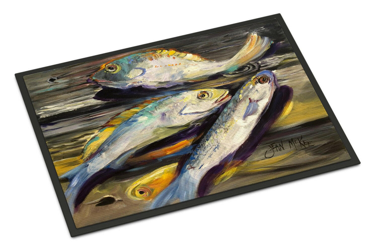 Fish on the Dock Indoor or Outdoor Mat 24x36 JMK1116JMAT - the-store.com