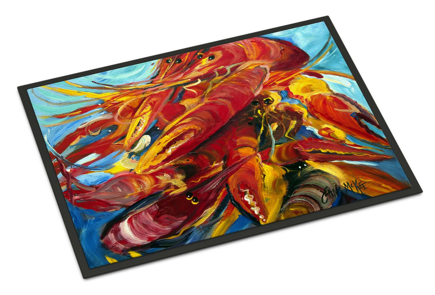 Crawfish Indoor or Outdoor Mat 24x36 JMK1117JMAT - the-store.com