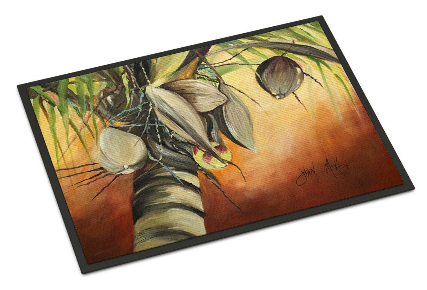 Coconut Tree Indoor or Outdoor Mat 18x27 JMK1128MAT - the-store.com