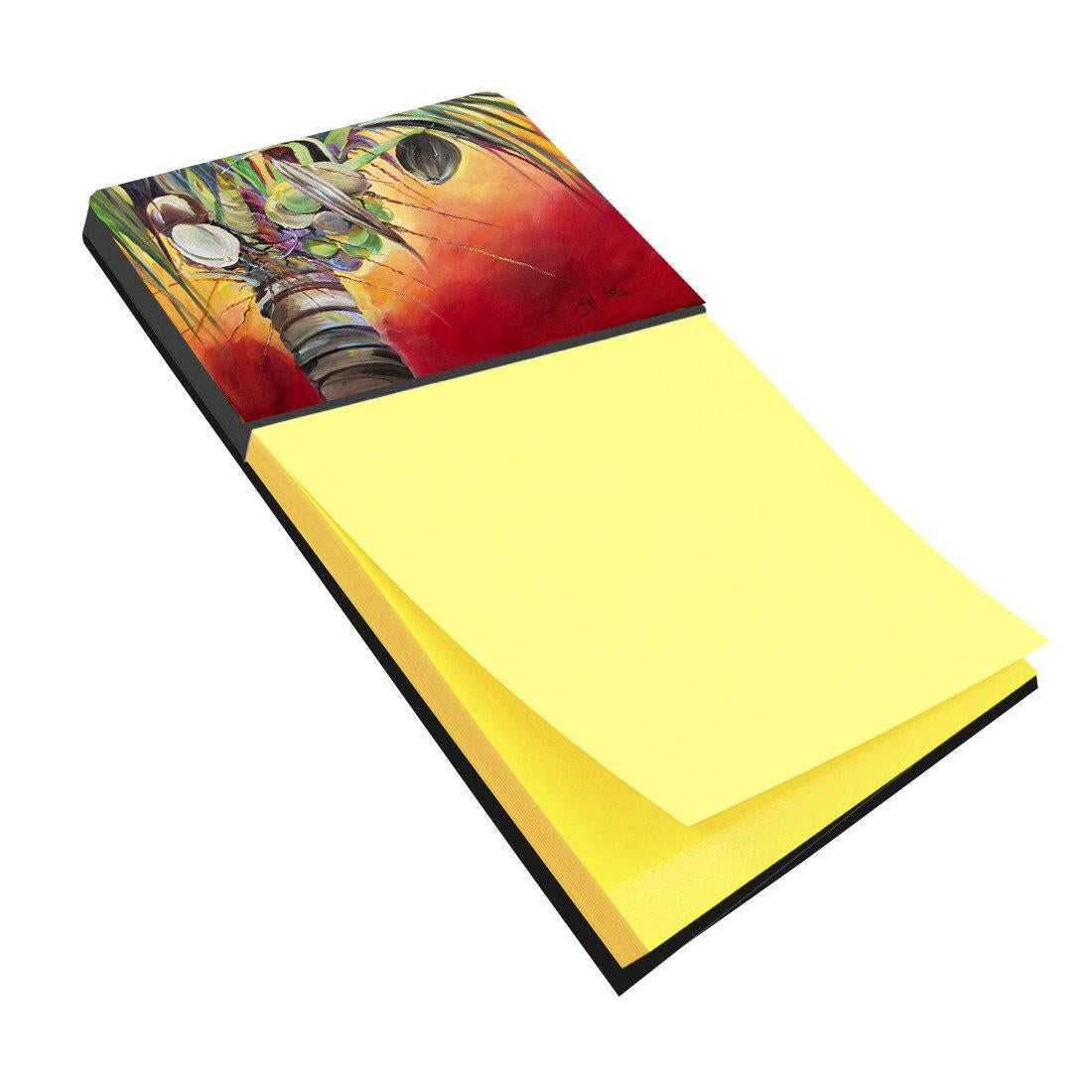 Sunset on the Coconut Tree Sticky Note Holder JMK1133SN by Caroline&#39;s Treasures