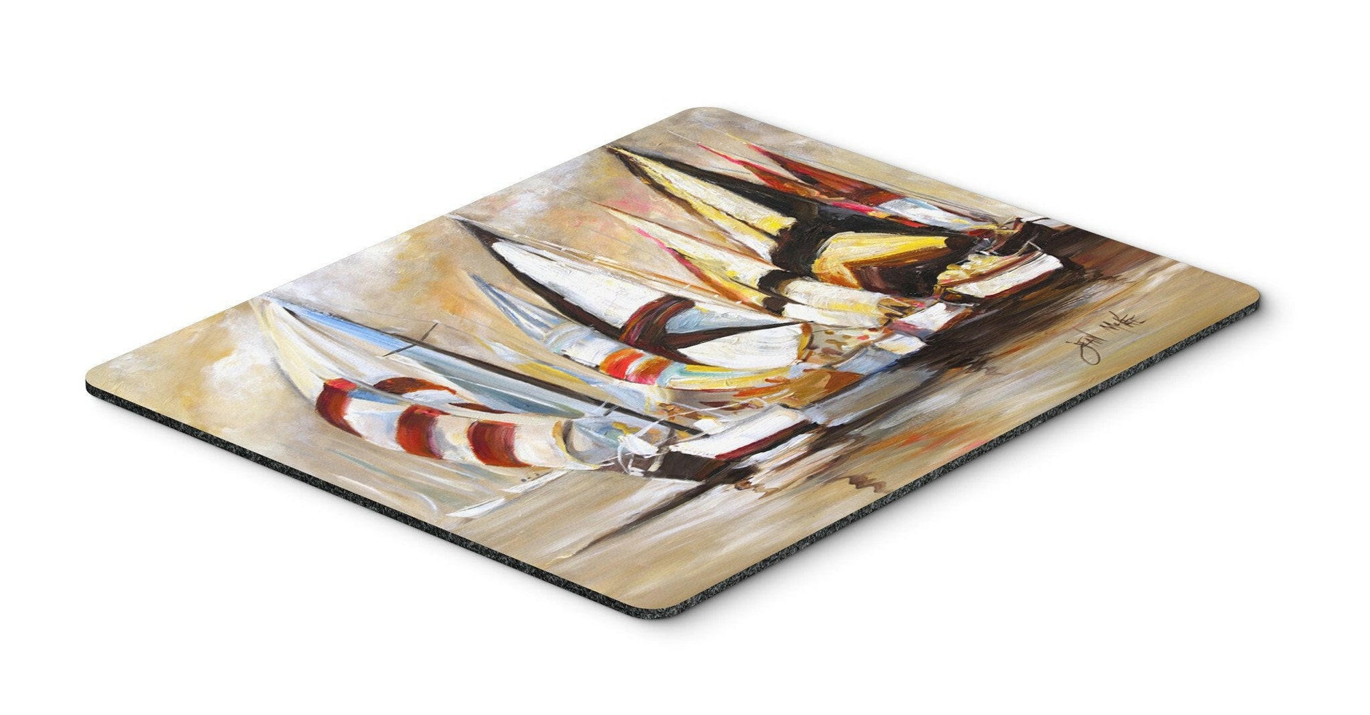 Boat Binge Sailboats Mouse Pad, Hot Pad or Trivet JMK1136MP by Caroline's Treasures