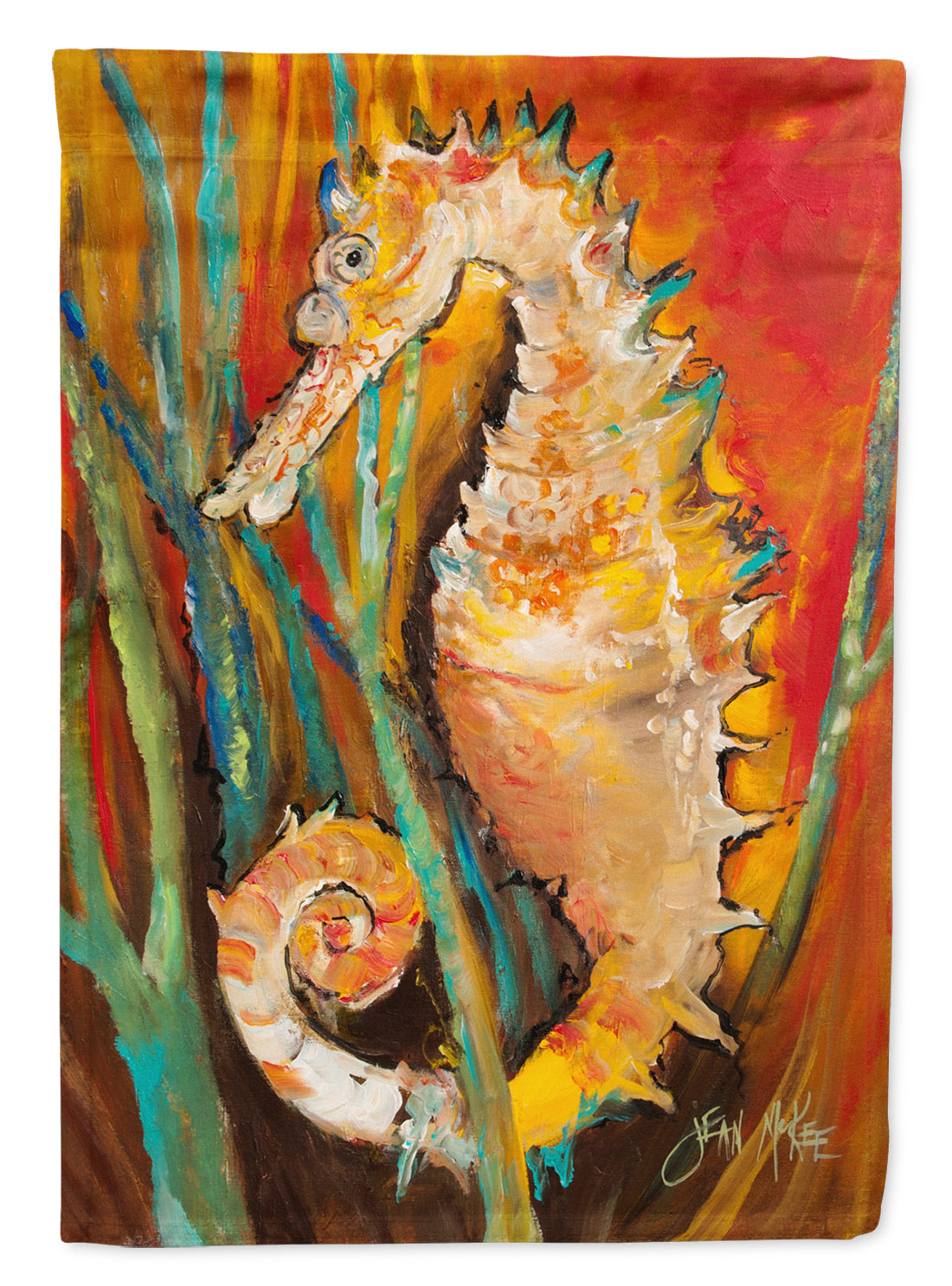 Seahorse Flag Garden Size JMK1142GF  the-store.com.