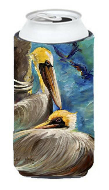 Pelicans Remembering Tall Boy Beverage Insulator Hugger JMK1145TBC by Caroline&#39;s Treasures