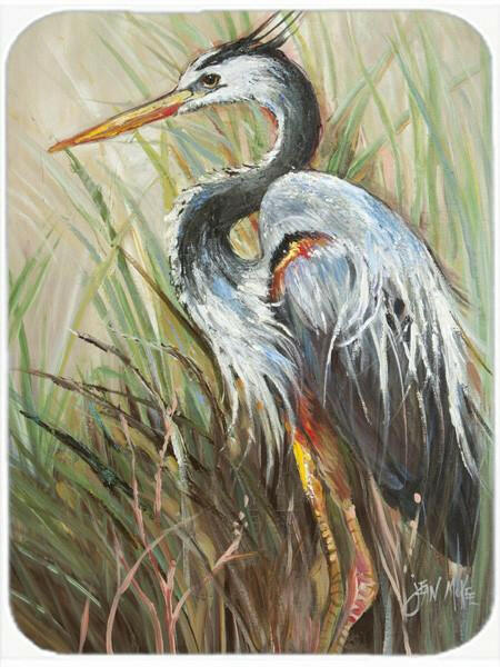 Blue Heron Gazing West Mouse Pad, Hot Pad or Trivet JMK1149MP by Caroline's Treasures