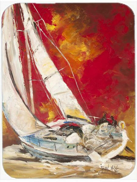 Red Sailboat Mouse Pad, Hot Pad or Trivet JMK1154MP by Caroline's Treasures