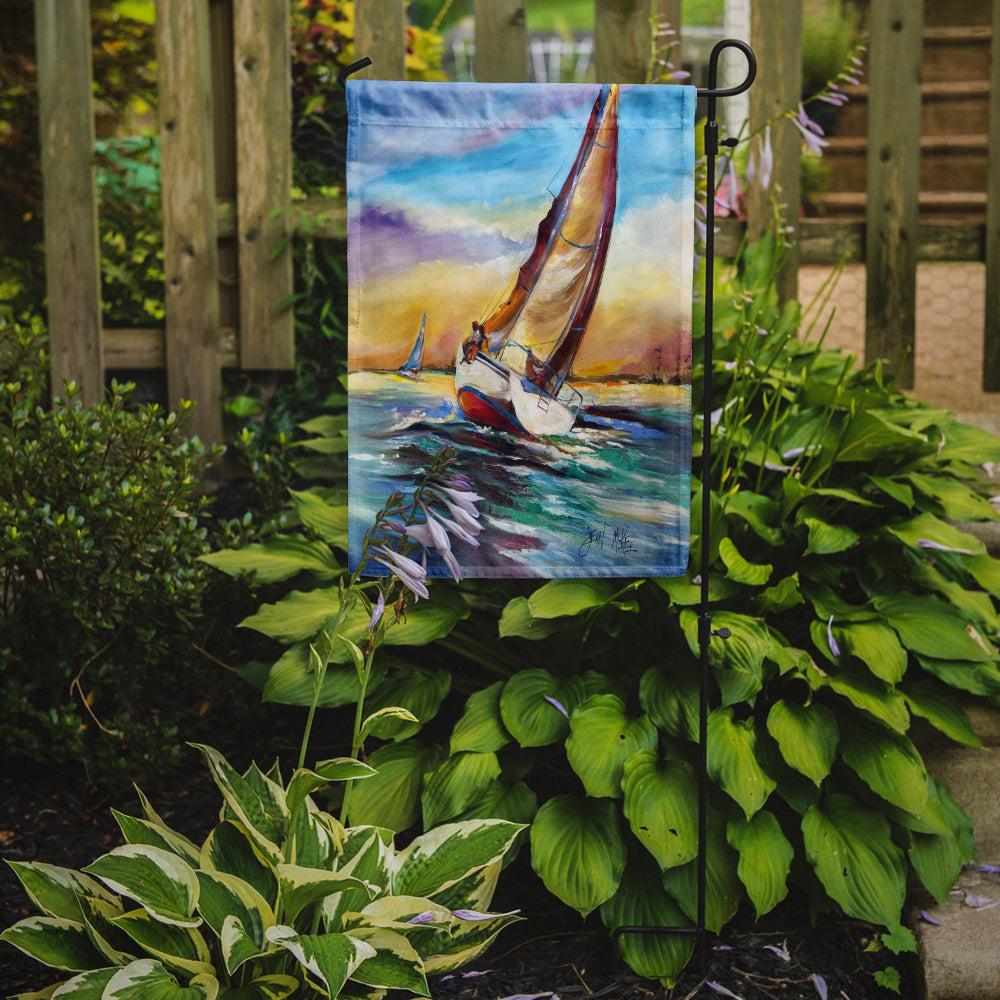 Horn Island Sailboat Race Flag Garden Size JMK1159GF  the-store.com.