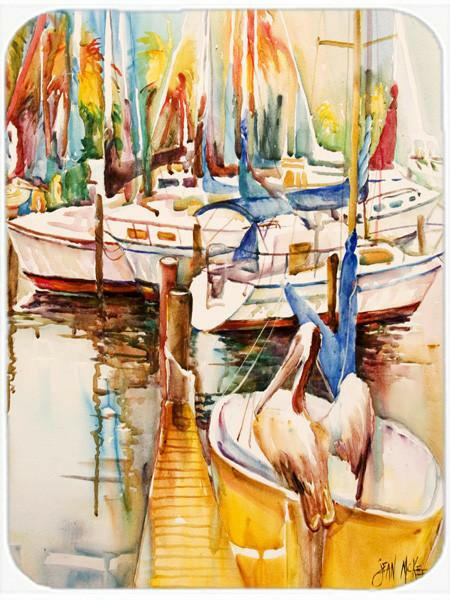 Sailboats and Pelicans Mouse Pad, Hot Pad or Trivet JMK1160MP by Caroline's Treasures