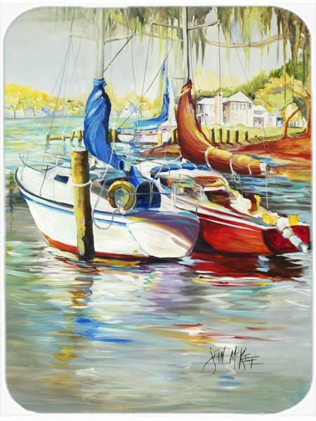 Ecor Rouge Sailboat Mouse Pad, Hot Pad or Trivet JMK1161MP by Caroline's Treasures