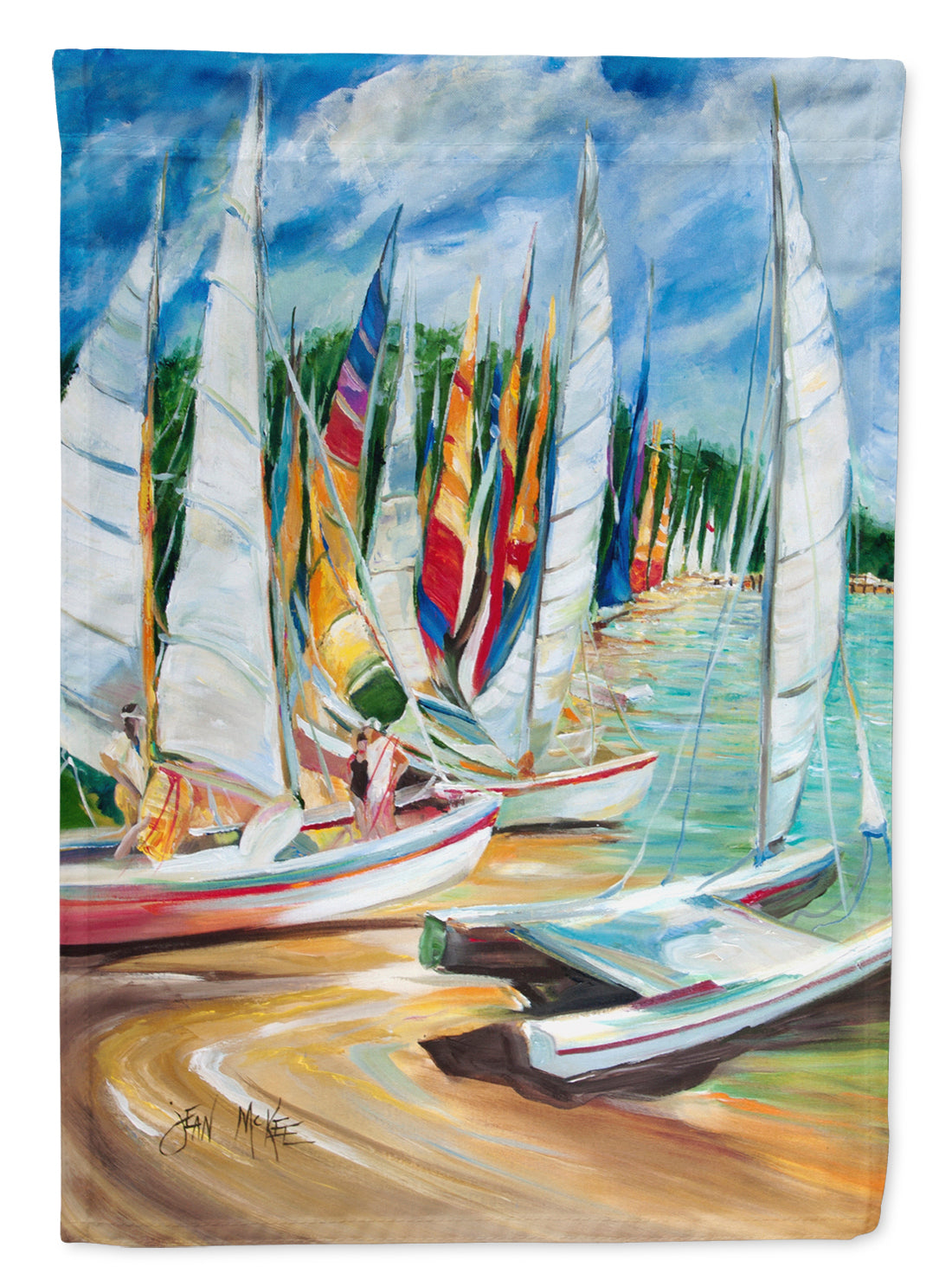 Eastern Shore Sailboats Flag Garden Size JMK1162GF  the-store.com.