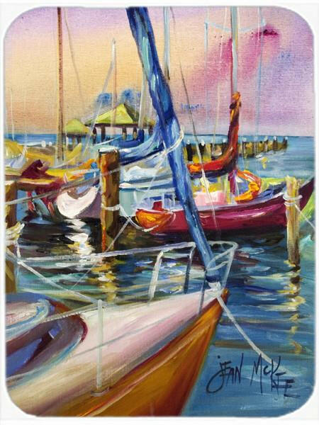 Purple Sailboats Mouse Pad, Hot Pad or Trivet JMK1165MP by Caroline's Treasures