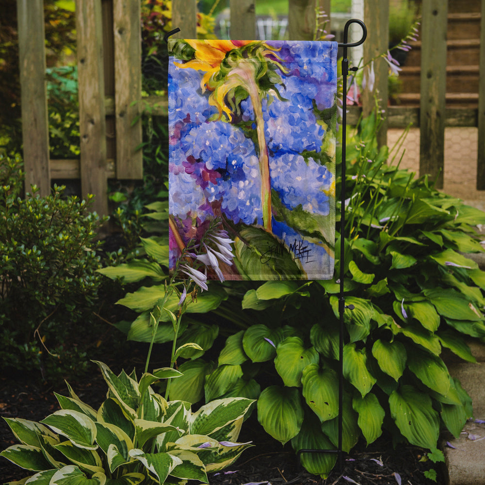 Hydrangea and Sunflower Flag Garden Size  the-store.com.