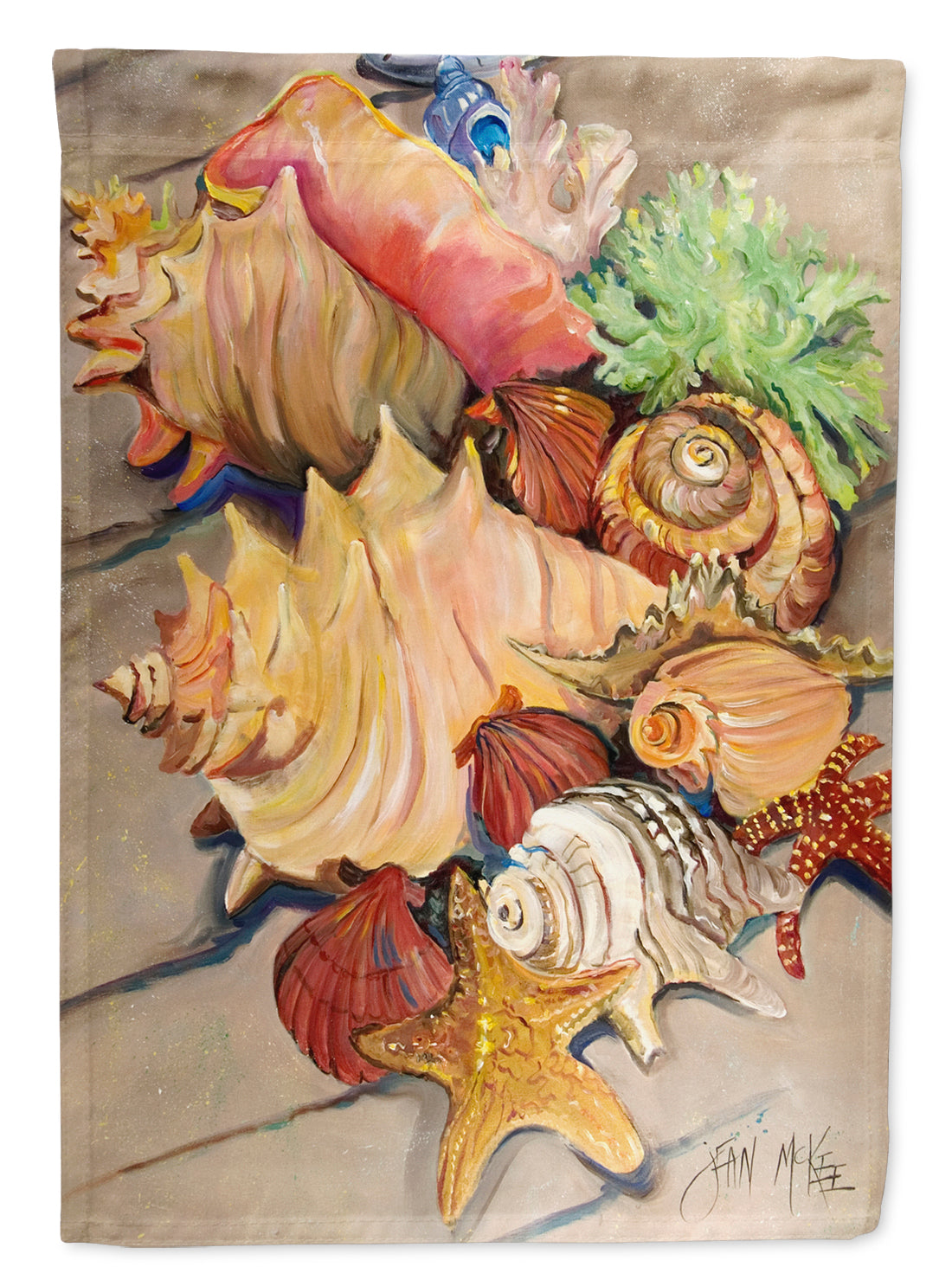 Shells Flag Canvas House Size JMK1188CHF  the-store.com.