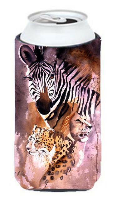 Cheetah, Lion, and Zebra Tall Boy Beverage Insulator Hugger JMK1194TBC by Caroline's Treasures