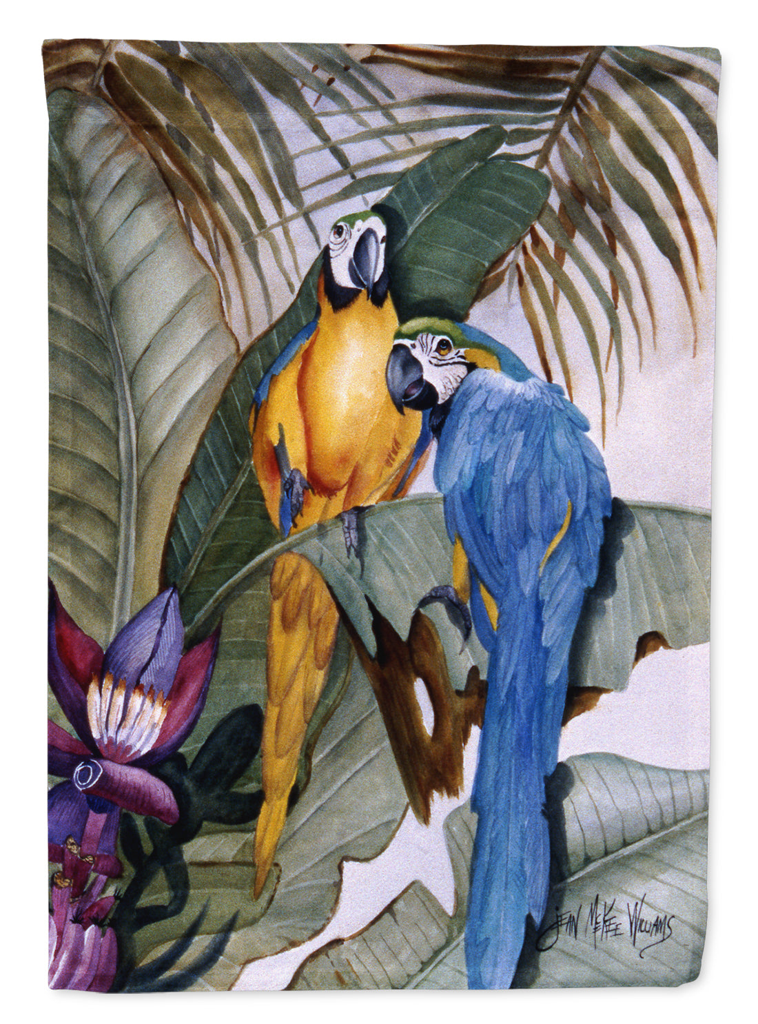 Parrots Flag Canvas House Size JMK1195CHF  the-store.com.