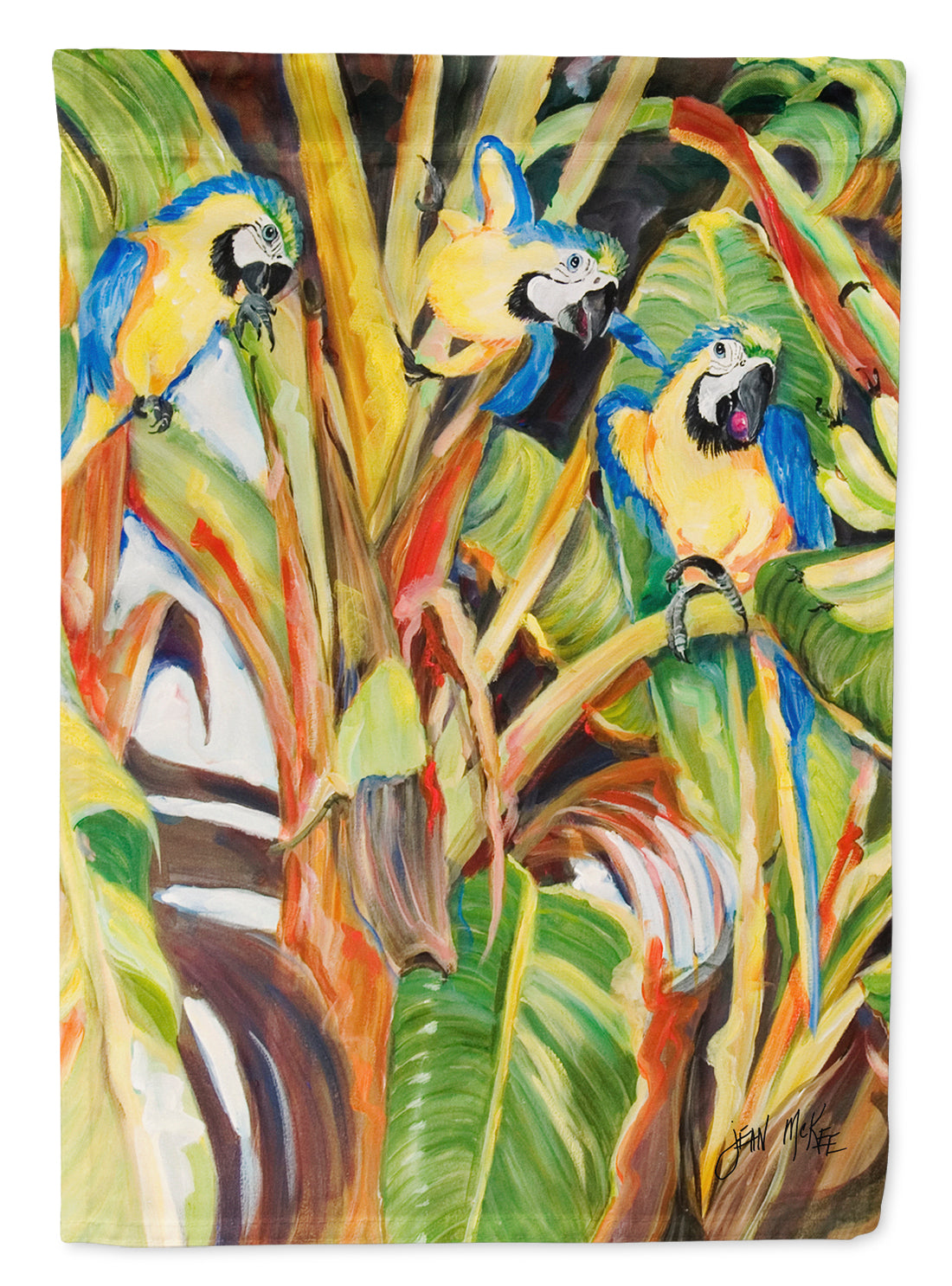 Parrots Flag Canvas House Size JMK1203CHF  the-store.com.