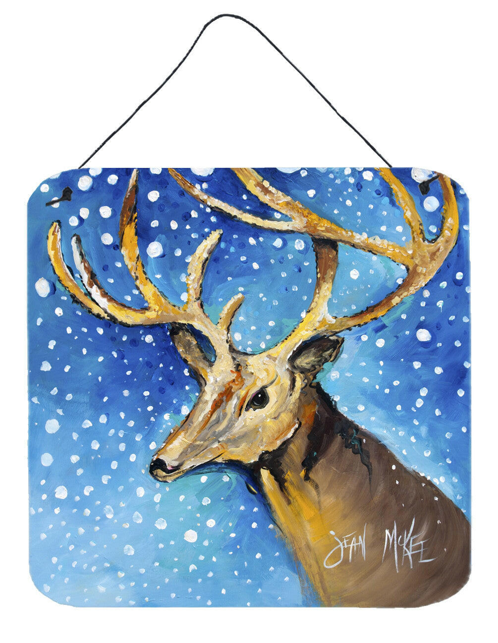 Reindeer Wall or Door Hanging Prints JMK1206DS66 by Caroline's Treasures