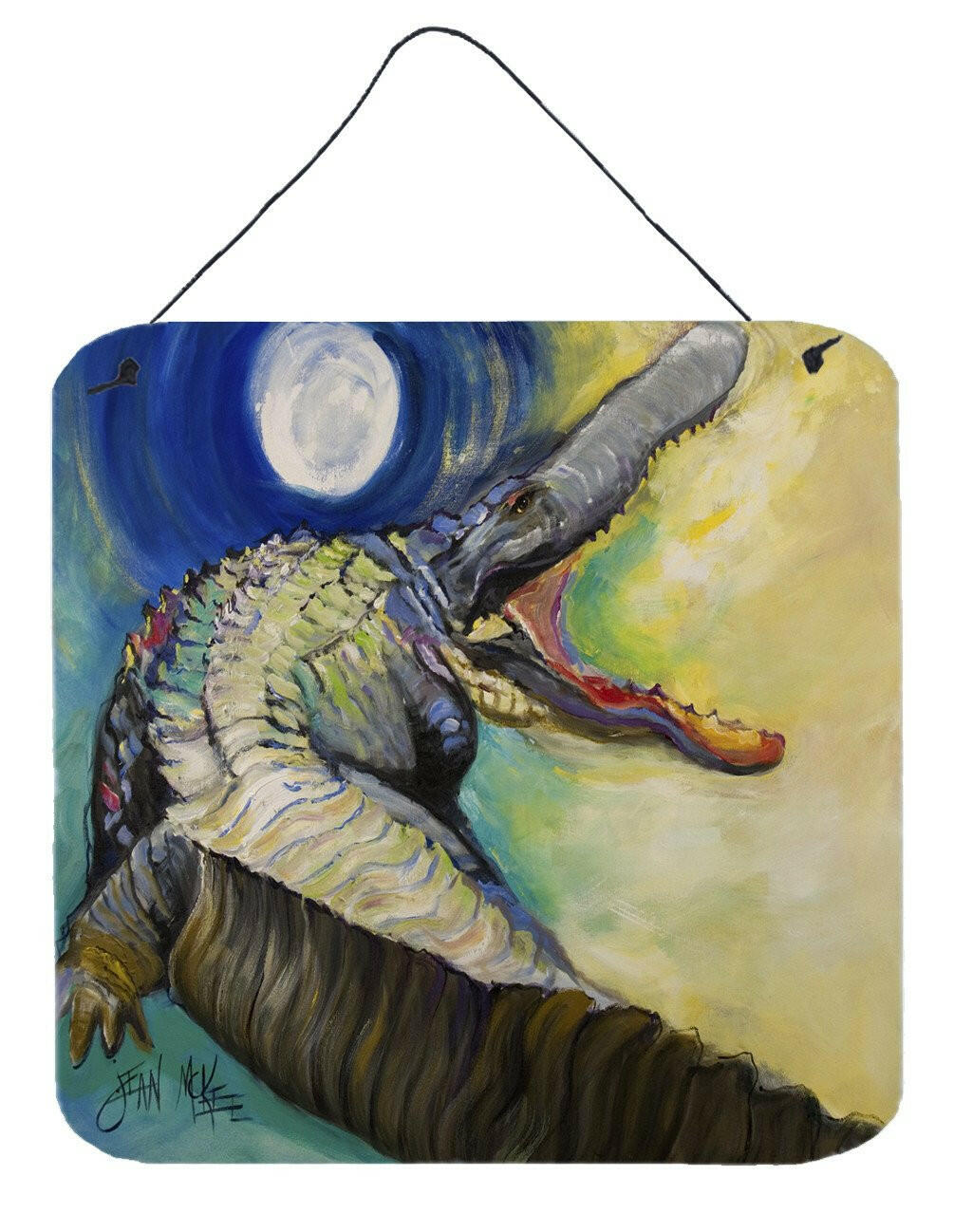 Alligator Wall or Door Hanging Prints JMK1207DS66 by Caroline's Treasures