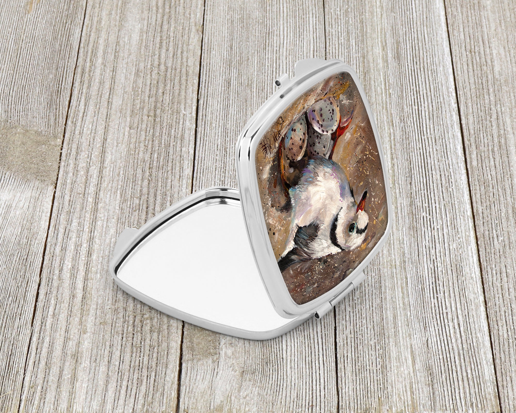 Piping Plover Compact Mirror JMK1215SCM  the-store.com.