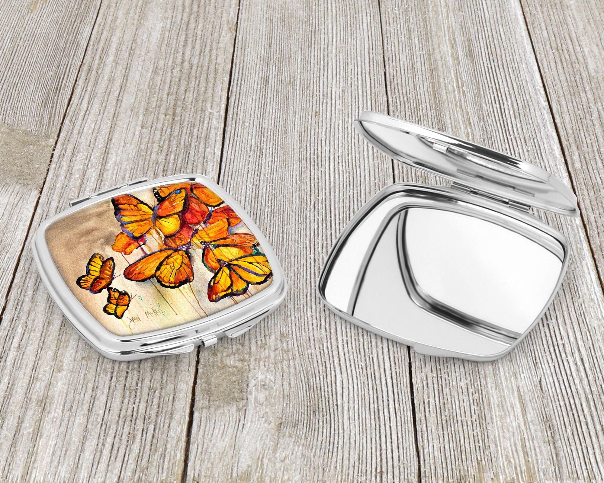 Butterflies Compact Mirror JMK1220SCM  the-store.com.