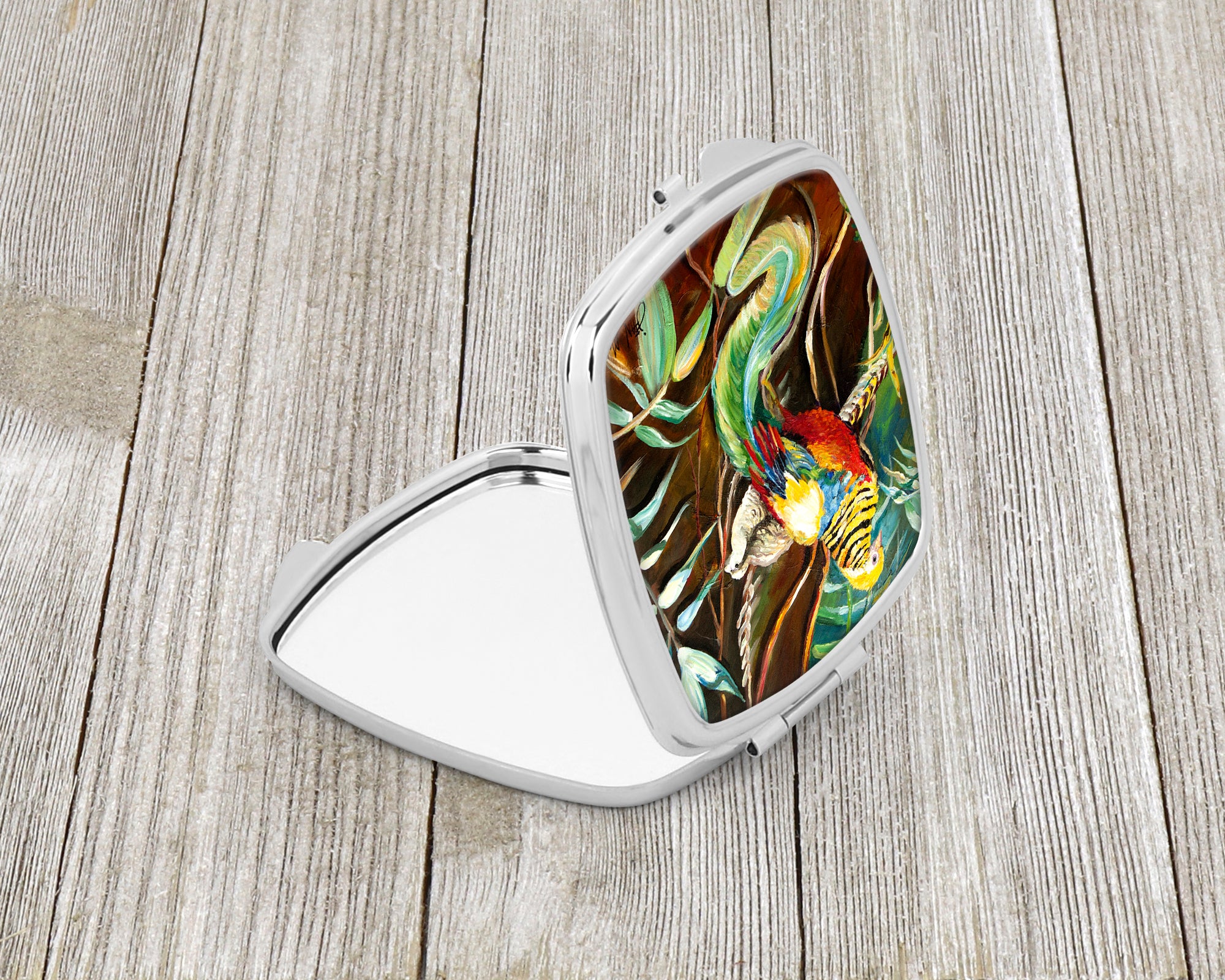 Mandarin Pheasant Compact Mirror JMK1221SCM  the-store.com.