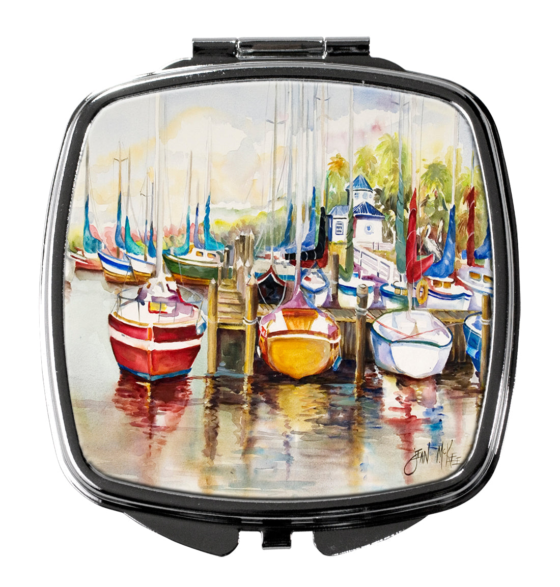 Paradise Sailboats Compact Mirror JMK1235SCM  the-store.com.