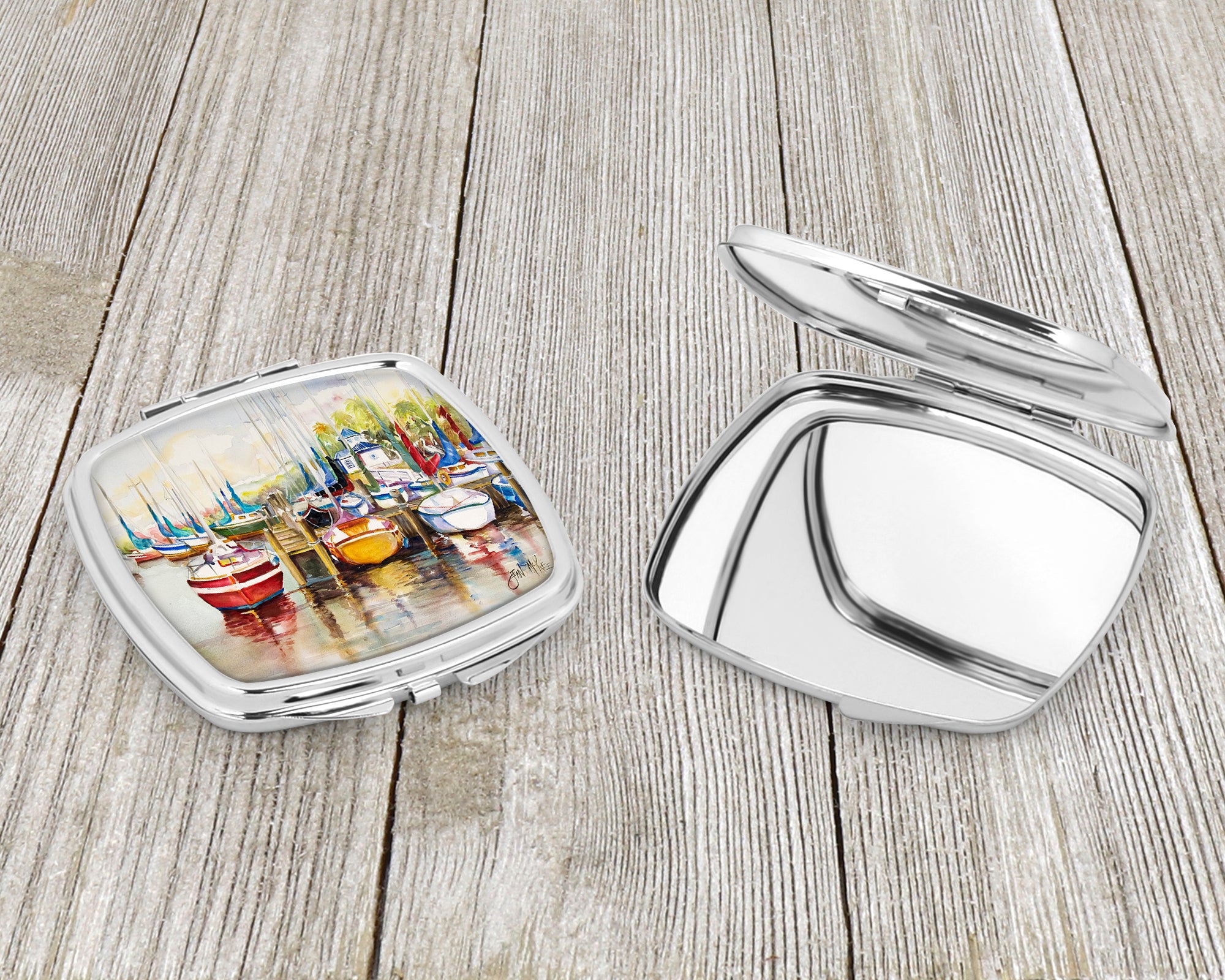 Paradise Sailboats Compact Mirror JMK1235SCM  the-store.com.