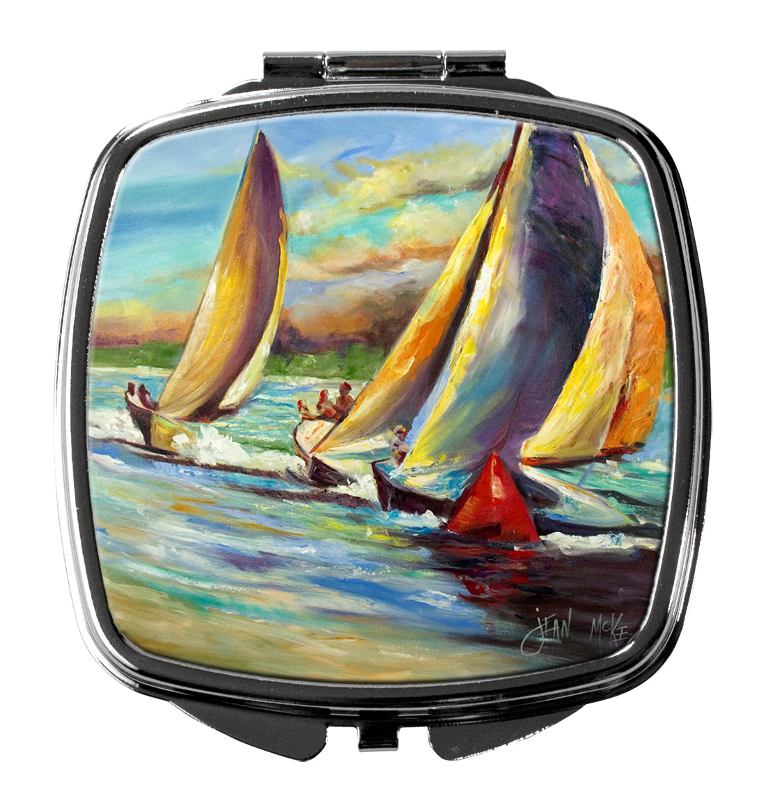 Knost Reggata Sailboats Compact Mirror JMK1236SCM  the-store.com.