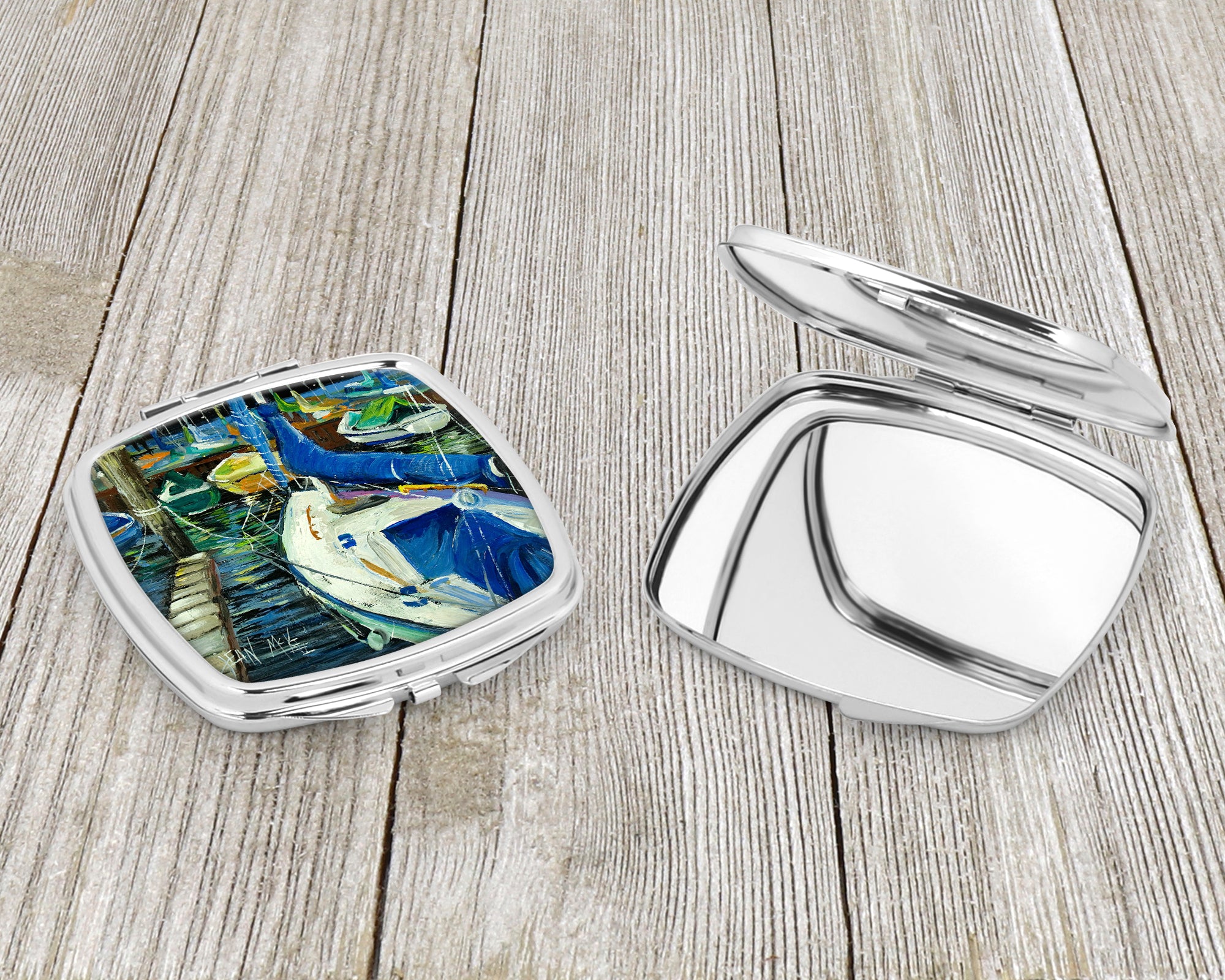 Sailboats Compact Mirror JMK1245SCM  the-store.com.