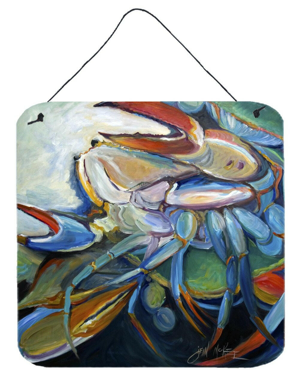 Belly Crab Wall or Door Hanging Prints JMK1253DS66 by Caroline's Treasures