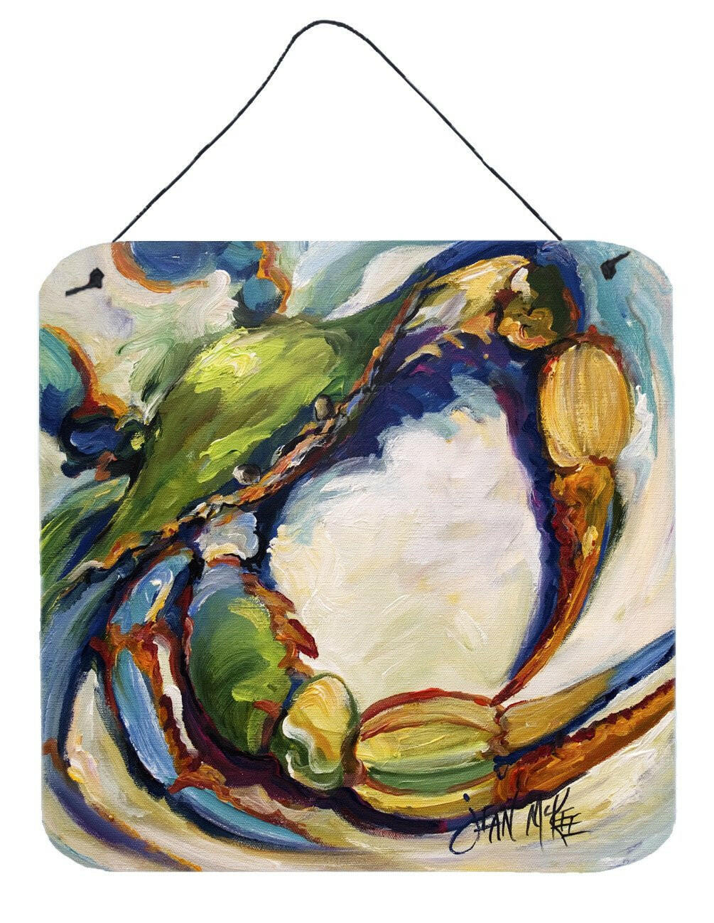 #21 Crab Wall or Door Hanging Prints JMK1254DS66 by Caroline's Treasures