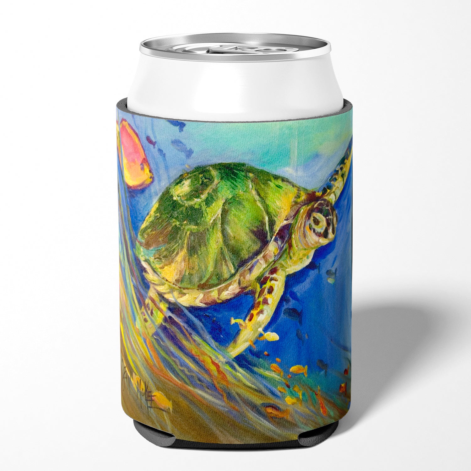 Loggerhead Sea Turtle Can or Bottle Hugger JMK1262CC.