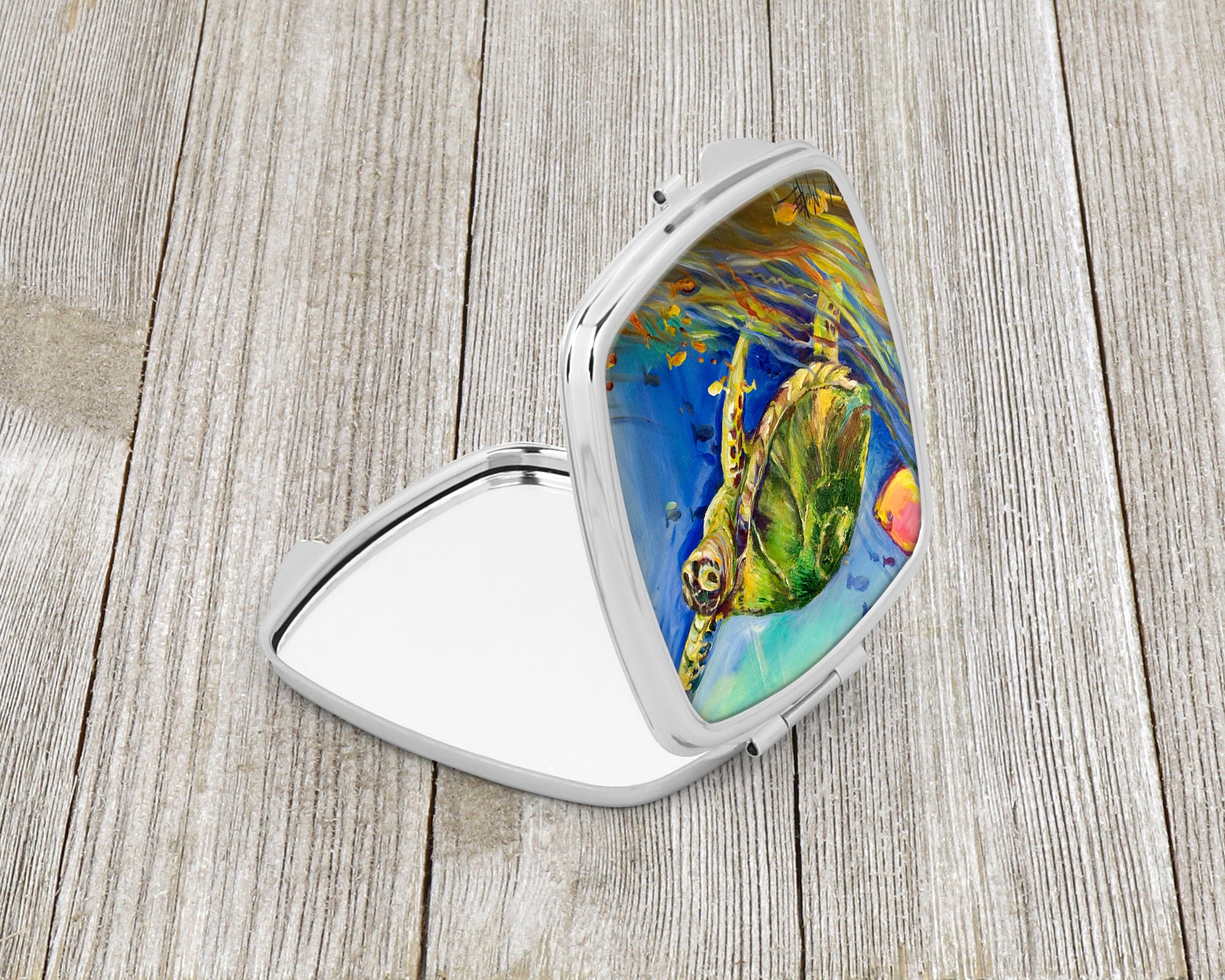 Loggerhead Sea Turtle Compact Mirror JMK1262SCM  the-store.com.