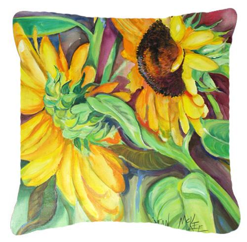 Sunflowers Canvas Fabric Decorative Pillow by Caroline's Treasures