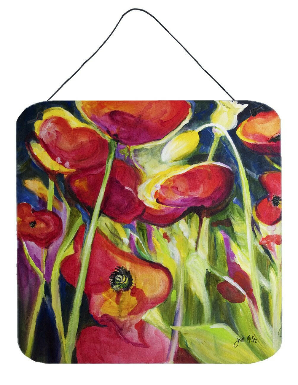 Poppies Wall or Door Hanging Prints JMK1269DS66 by Caroline's Treasures