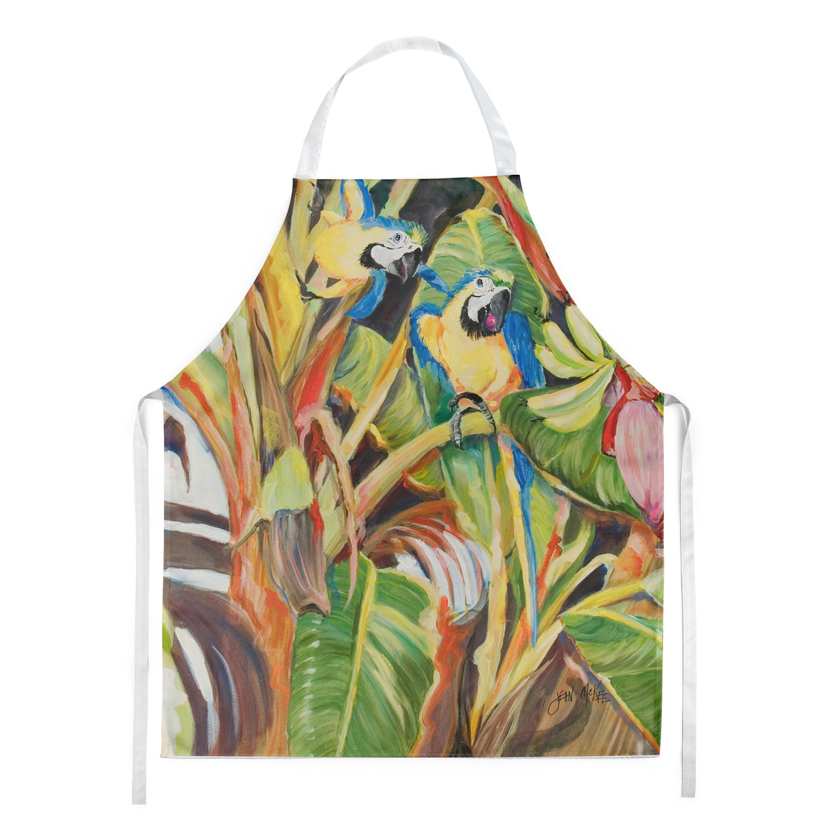 Parrots Blue and Gold Macaws Apron JMK1283APRON - the-store.com